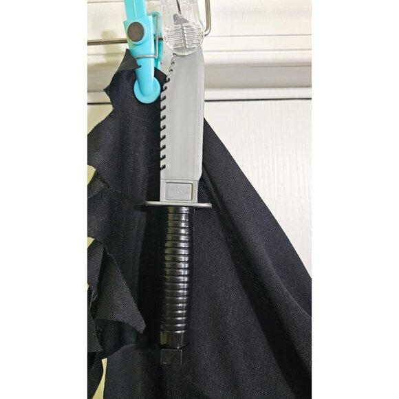 Ghost Face Costume 2 Mask Ghostface Lives Pumpkin Faux Leather Gloves Knife Kids - Picture 10 of 13